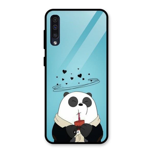 Pandaa Ji Glass Back Case for Galaxy A50