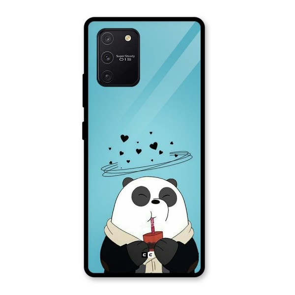 Pandaa Ji Glass Back Case for Galaxy S10 Lite