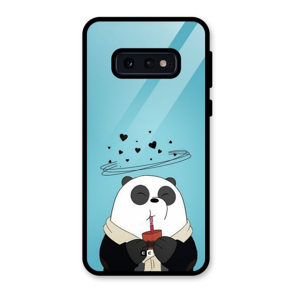 Pandaa Ji Glass Back Case for Galaxy S10e