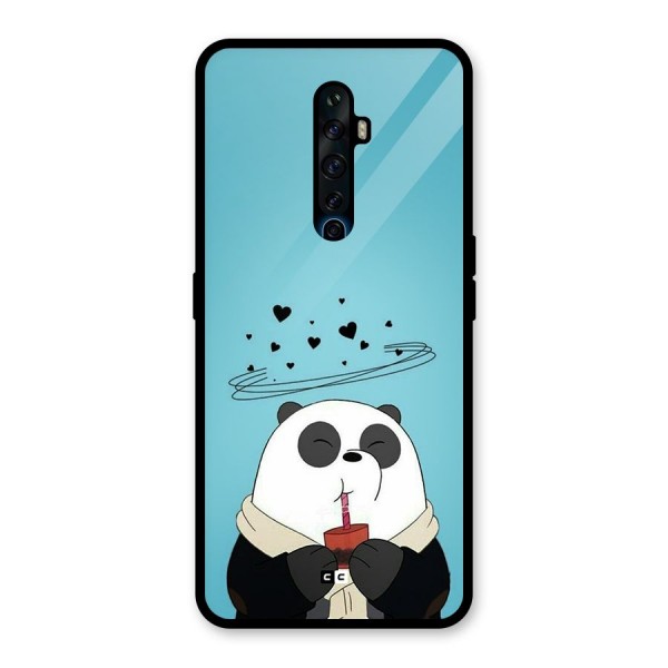 Pandaa Ji Glass Back Case for Oppo Reno2 Z