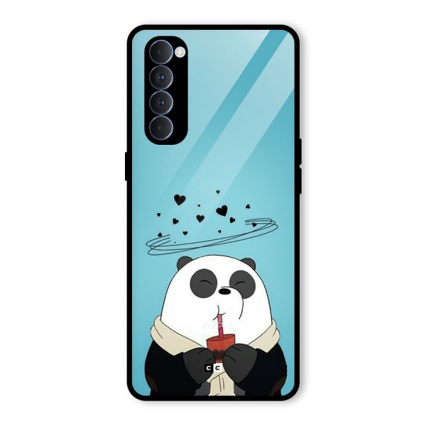 Pandaa Ji Glass Back Case for Oppo Reno4 Pro