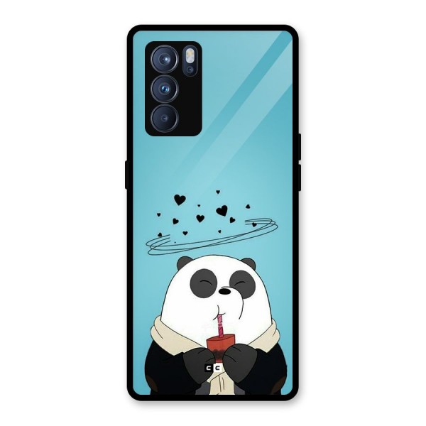 Pandaa Ji Glass Back Case for Oppo Reno6 Pro 5G