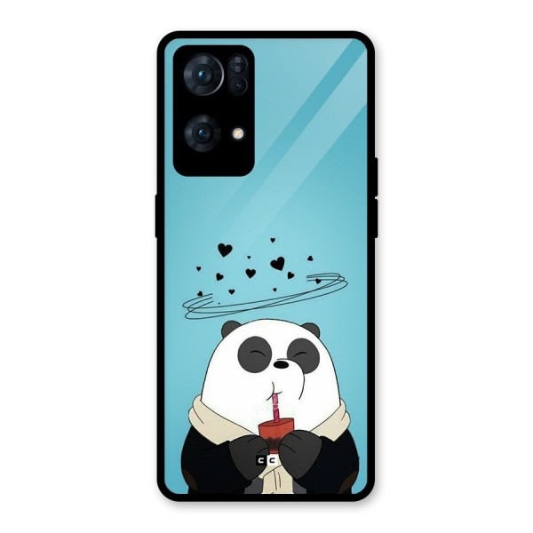 Pandaa Ji Glass Back Case for Oppo Reno7 Pro 5G