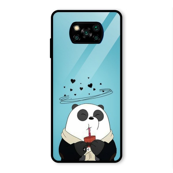 Pandaa Ji Glass Back Case for Poco X3 Pro