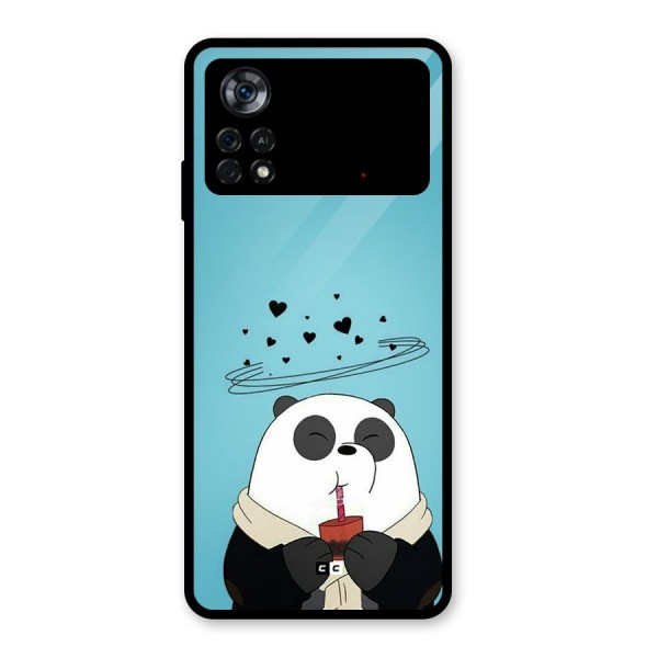 Pandaa Ji Glass Back Case for Poco X4 Pro 5G