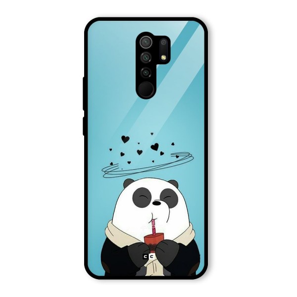 Pandaa Ji Glass Back Case for Redmi 9 Prime