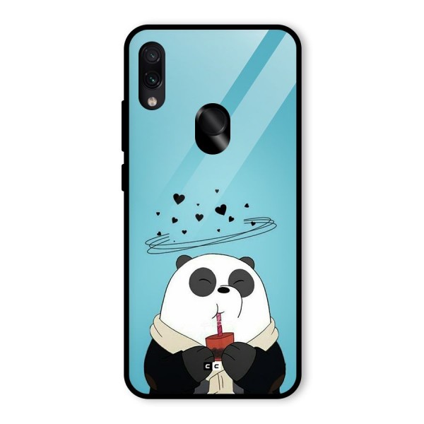 Pandaa Ji Glass Back Case for Redmi Note 7