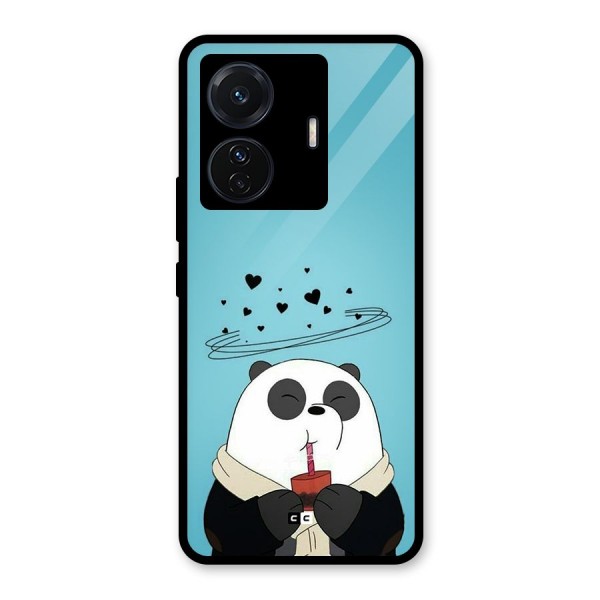 Pandaa Ji Glass Back Case for Vivo T1 Pro