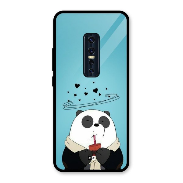 Pandaa Ji Glass Back Case for Vivo V17 Pro