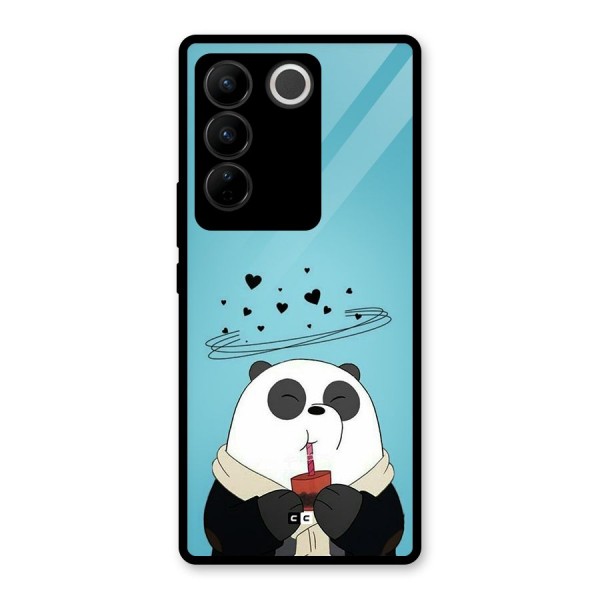 Pandaa Ji Glass Back Case for Vivo V27