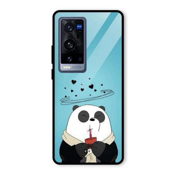 Pandaa Ji Glass Back Case for Vivo X60 Pro Plus