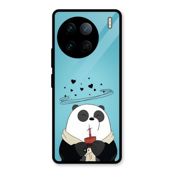 Pandaa Ji Glass Back Case for Vivo X90 Pro