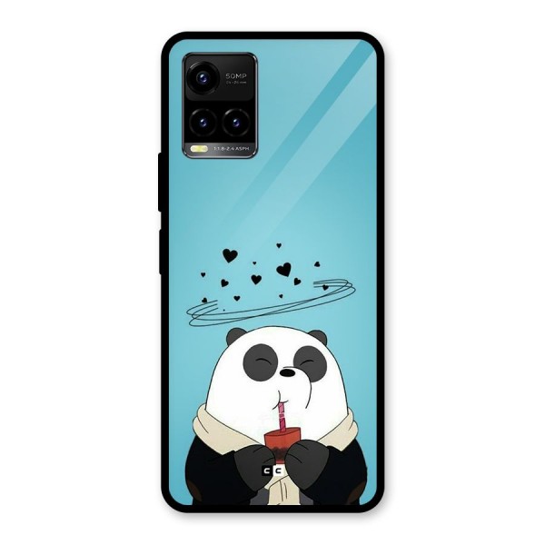 Pandaa Ji Glass Back Case for Vivo Y21G