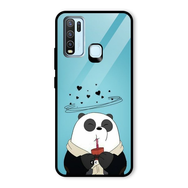 Pandaa Ji Glass Back Case for Vivo Y30