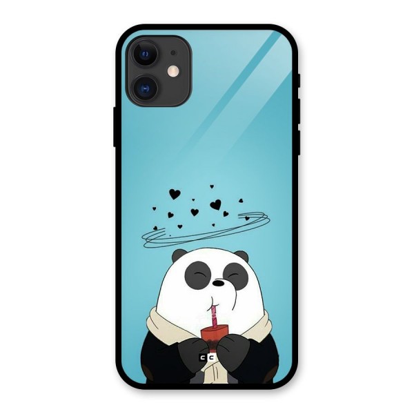 Pandaa Ji Glass Back Case for iPhone 11