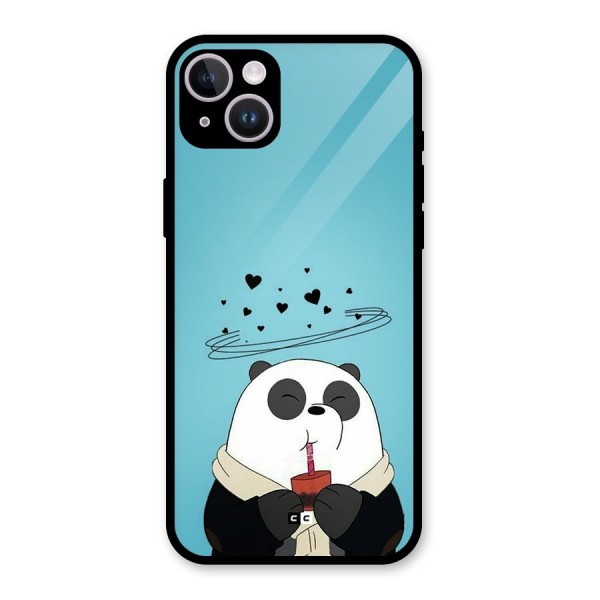 Pandaa Ji Glass Back Case for iPhone 14 Plus