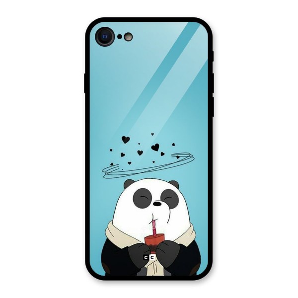 Pandaa Ji Glass Back Case for iPhone 8