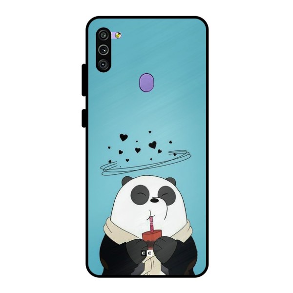 Pandaa Ji Metal Back Case for Galaxy M11