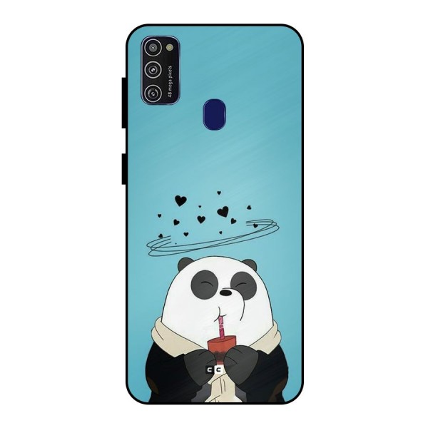 Pandaa Ji Metal Back Case for Galaxy M30s