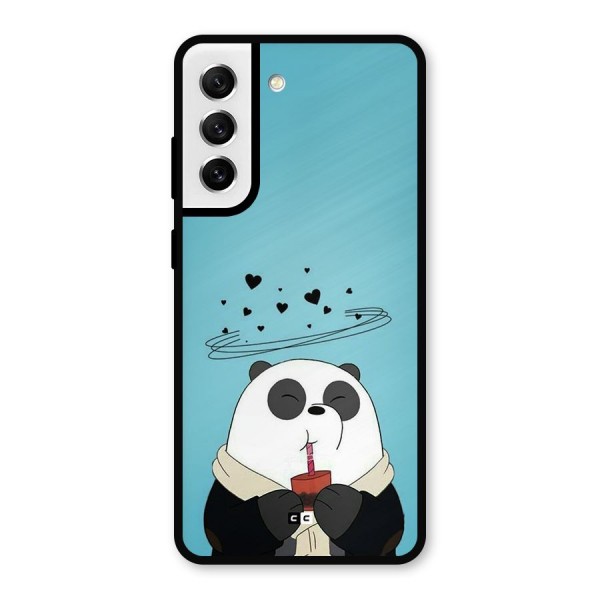 Pandaa Ji Metal Back Case for Galaxy S21 FE 5G