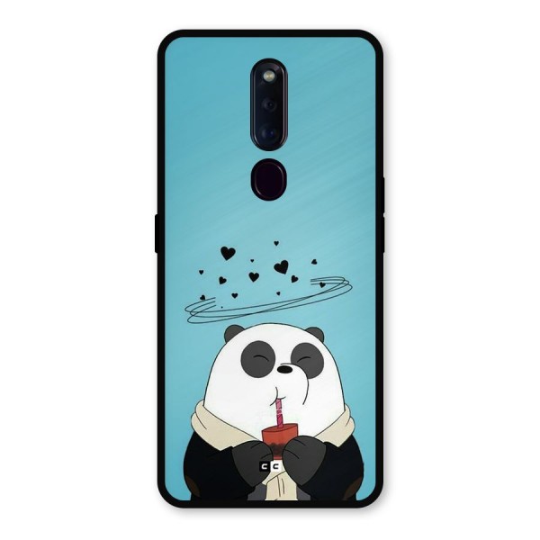 Pandaa Ji Metal Back Case for Oppo F11 Pro