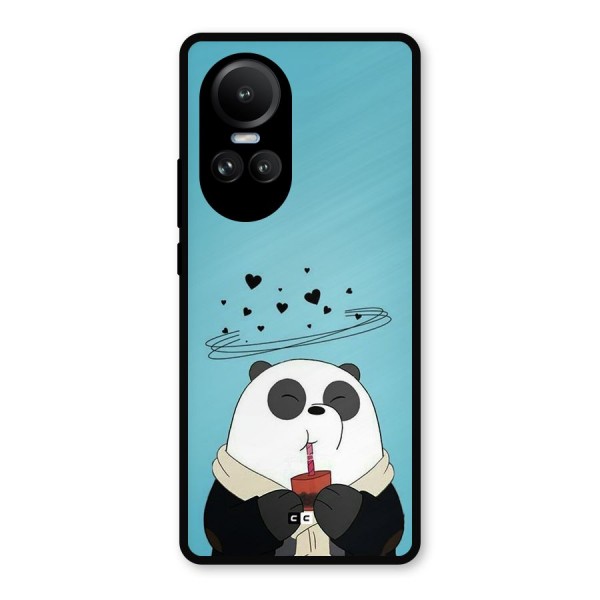 Pandaa Ji Metal Back Case for Oppo Reno10 Pro