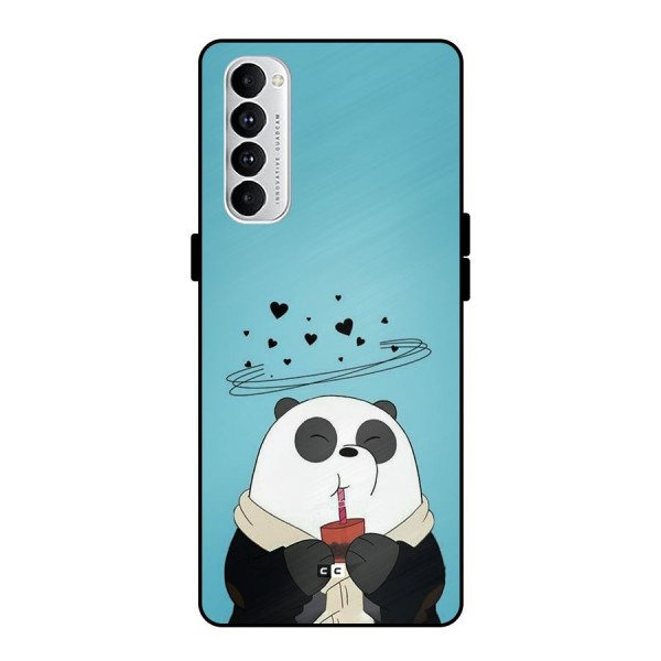 Pandaa Ji Metal Back Case for Oppo Reno4 Pro