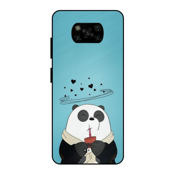 Pandaa Ji Metal Back Case for Poco X3