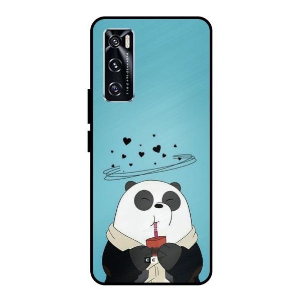 Pandaa Ji Metal Back Case for Vivo V20 SE