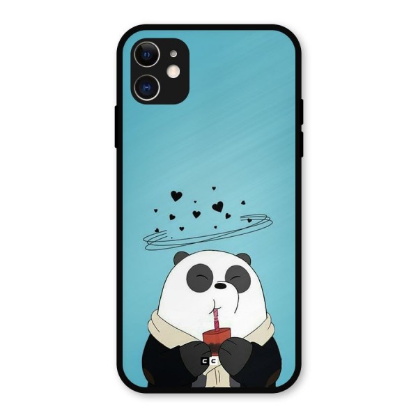 Pandaa Ji Metal Back Case for iPhone 11