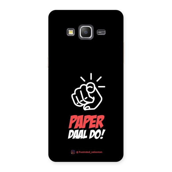 Paper Daal Do Black Back Case for Galaxy Grand Prime