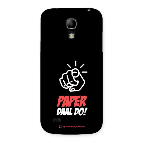 Paper Daal Do Black Back Case for Galaxy S4 Mini