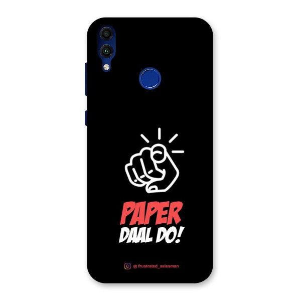 Paper Daal Do Black Back Case for Honor 8C