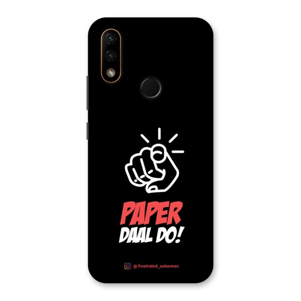 Paper Daal Do Black Back Case for Lenovo A6 Note