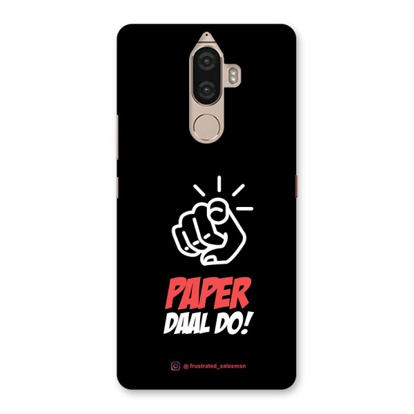 Paper Daal Do Black Back Case for Lenovo K8 Note