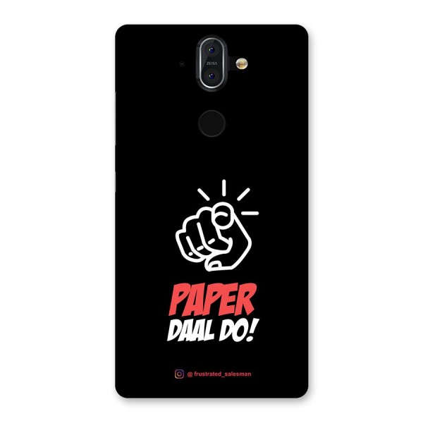 Paper Daal Do Black Back Case for Nokia 8 Sirocco