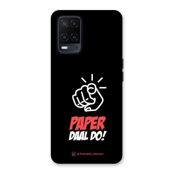 Paper Daal Do Black Back Case for Oppo A54