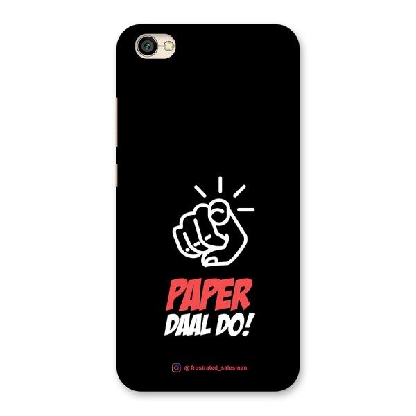 Paper Daal Do Black Back Case for Redmi Y1 Lite