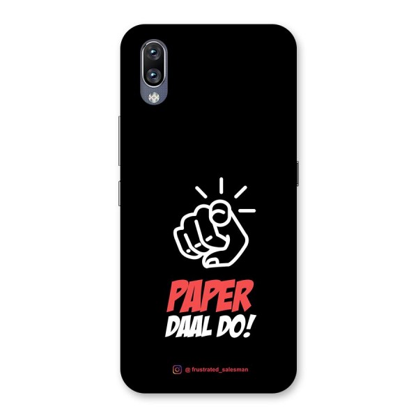 Paper Daal Do Black Back Case for Vivo NEX