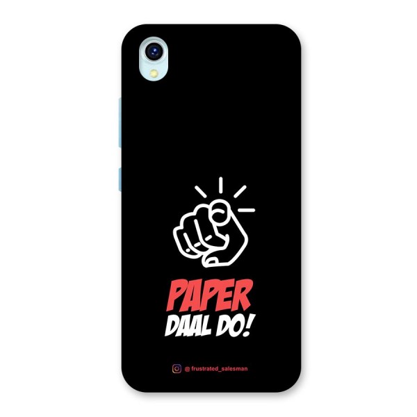 Paper Daal Do Black Back Case for Vivo Y1s