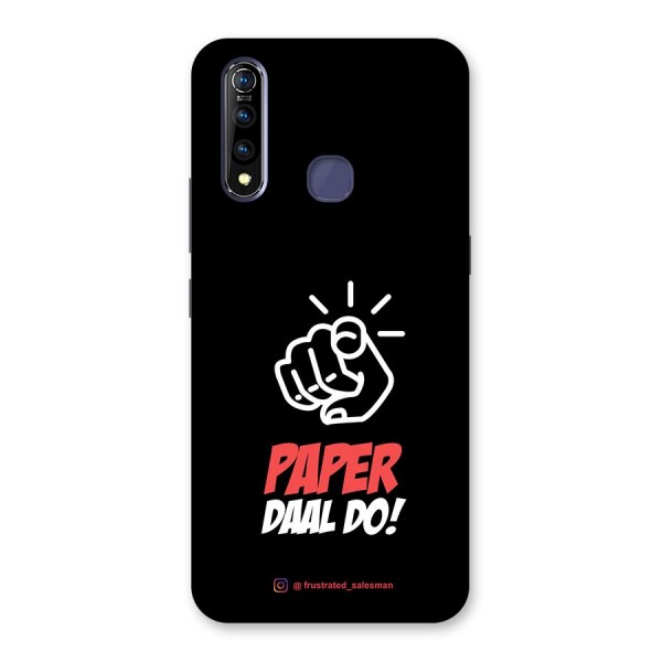 Paper Daal Do Black Back Case for Vivo Z1 Pro