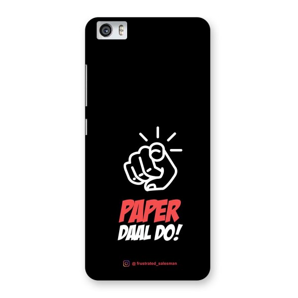 Paper Daal Do Black Back Case for Xiaomi Redmi Mi5