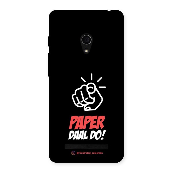 Paper Daal Do Black Back Case for Zenfone 5