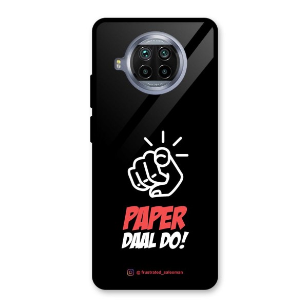 Paper Daal Do Black Glass Back Case for Mi 10i