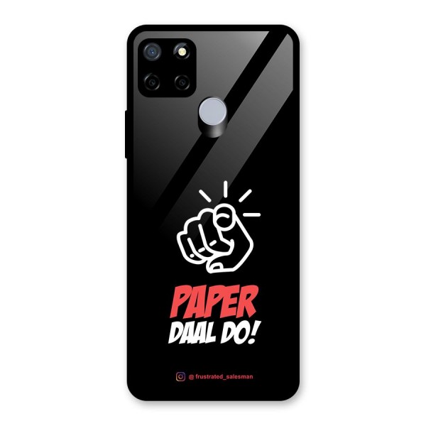 Paper Daal Do Black Glass Back Case for Realme C12