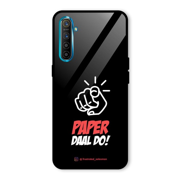 Paper Daal Do Black Glass Back Case for Realme XT