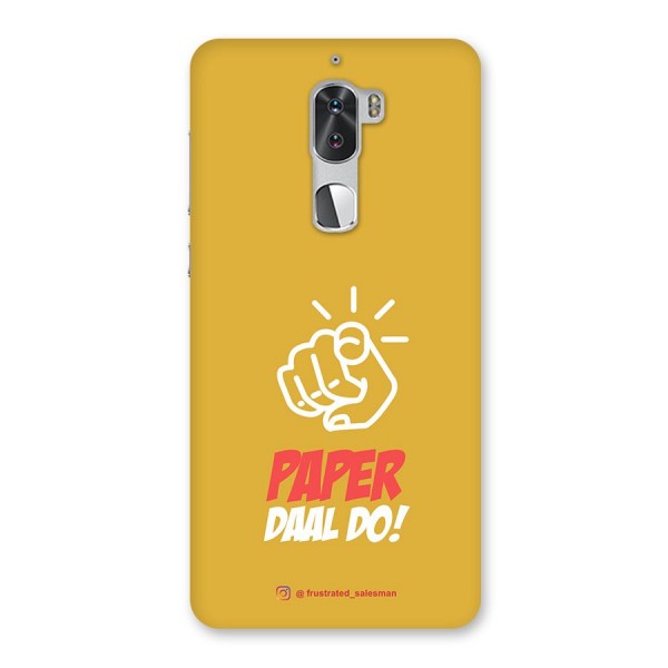 Paper Daal Do Mustard Yellow Back Case for Coolpad Cool 1