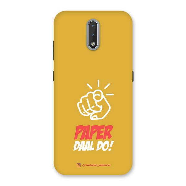 Paper Daal Do Mustard Yellow Back Case for Nokia 2.3