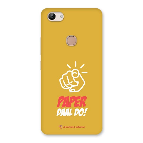 Paper Daal Do Mustard Yellow Back Case for Vivo Y83