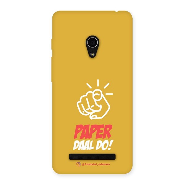 Paper Daal Do Mustard Yellow Back Case for Zenfone 5